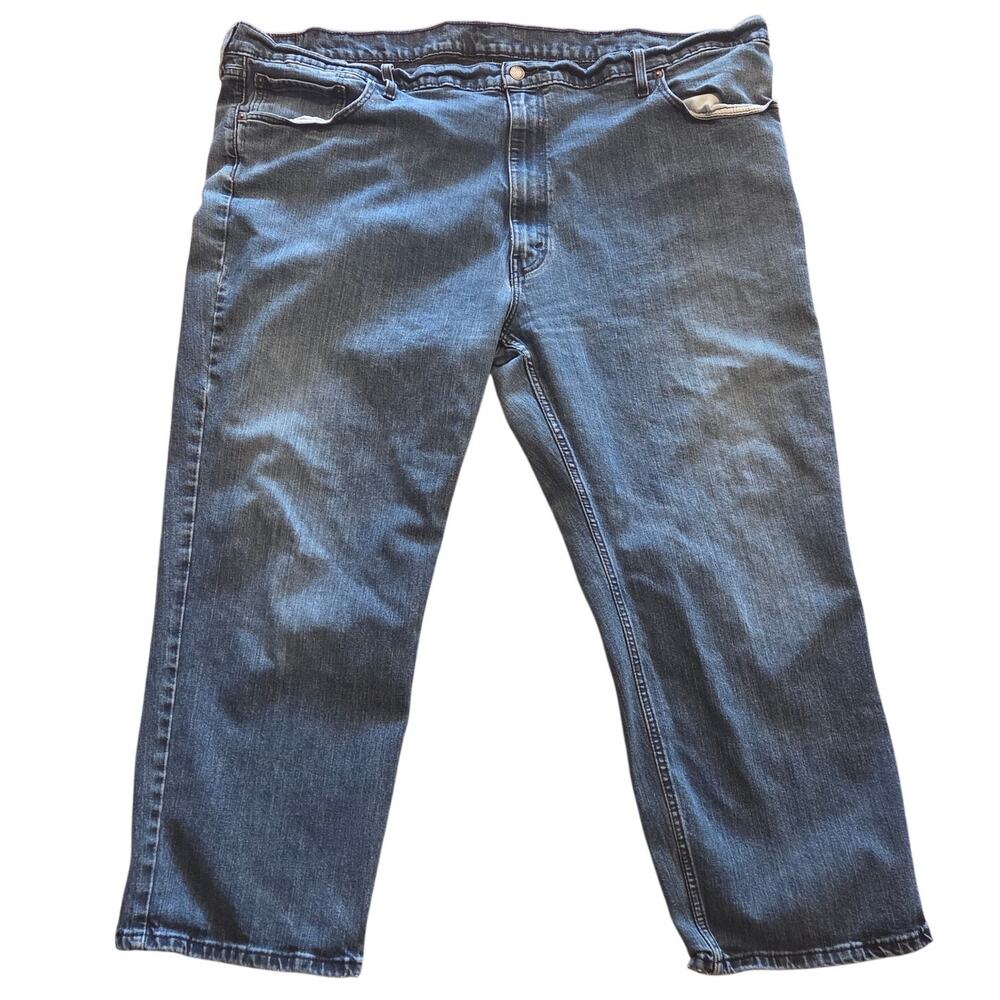 Classic Levi's Men's Navy Blue Jeans - 48W 26L